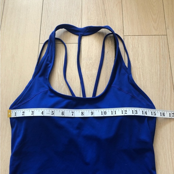 Fabletics Built In Bra Tank Top in Blue - Picture 2 of 8